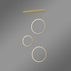 Moderne LED-Pendelleuchte Moon No.3 Gold 3000K mit Tuya App LEDesign