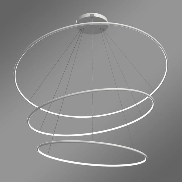 Moderne LED-Pendelleuchte Orbit No.3 150 cm Weiß 3000K LEDesign