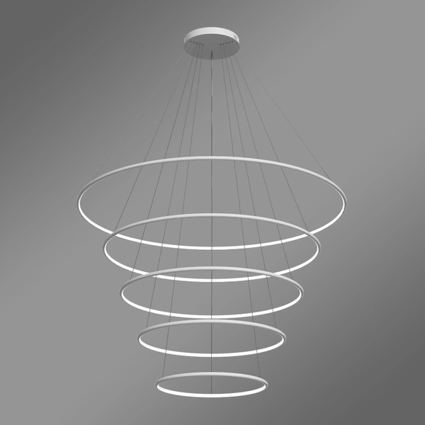 Moderne LED Pendelleuchte Orbit No.5 150 cm weiß 4000K LEDesign