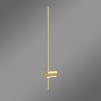 Moderne LED-Wandleuchte Line 80 cm Gold 4000K elegantes Wandlicht LEDesign