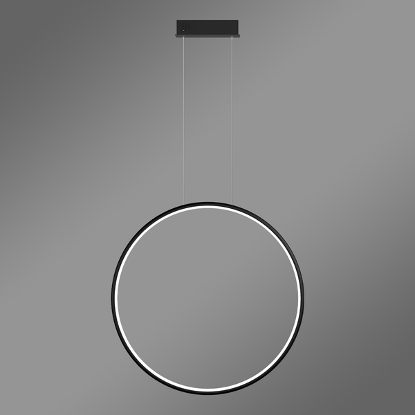 Moderne Hängeleuchte Led Moon 50 cm schwarz, mit Fernbedienung, 4000K LEDesign