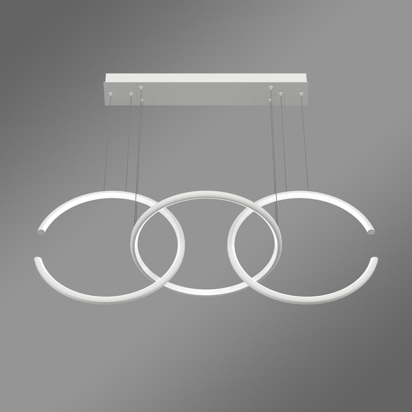 Moderne LED Pendelleuchte Celestial No 3 weiß mit Tuya App 3000K LEDesign