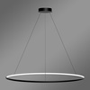 Moderne LED-Hängeleuchte Orbit No.1 120 cm Schwarz Smart 3000K LEDesign