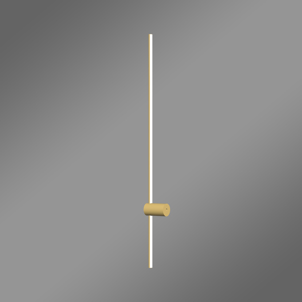 LED-Wandleuchte Line 120 cm Gold 3000K mit Fernbedienung LEDesign