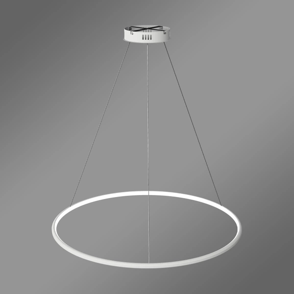 Moderne LED-Hängeleuchte Orbit No.1 80 cm Weiß 3000K mit Fernbedienung LEDesign