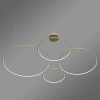 Moderne LED-Pendelleuchte Orbit S No.4 120 cm Gold 4000K LEDesign