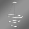 Moderne LED-Pendelleuchte Orbit No.3 80 cm Weiß 4000K mit Fernbedienung LEDesign