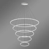 Moderne LED-Pendelleuchte Orbit No.5 120 cm Weiß 4000K LEDesign