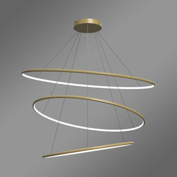 Moderne LED-Pendelleuchte Orbit No.3 120 cm Gold 4000K LEDesign