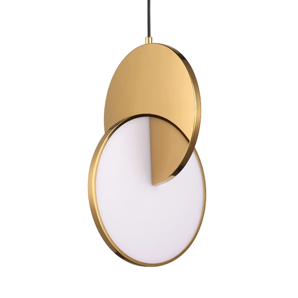 Led-Pendelleuchte Eclipse gold modern für elegante Innenräume
