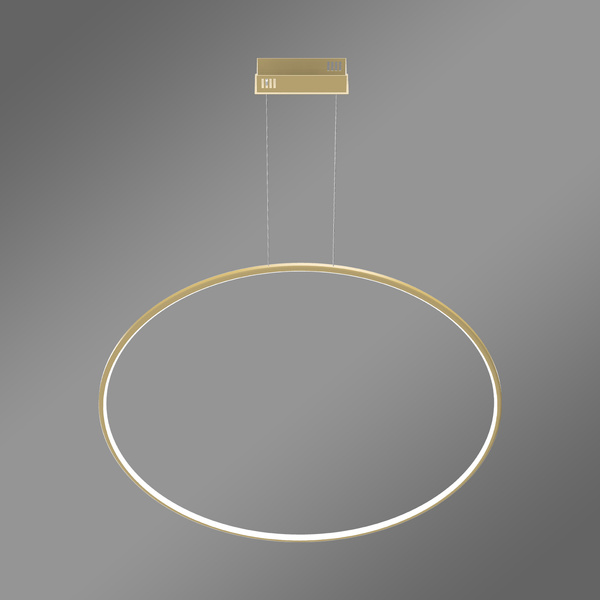 Moderne Pendelleuchte LED Moon 100 cm in Gold, neutrales Licht 4000K | LEDesign