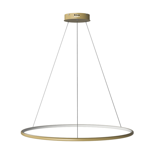 Moderne LED-Hängeleuchte Orbit No.1 80 cm Gold 3000K dimmbar LEDesign