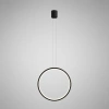 Moderne Pendelleuchte LED Moon B 40 cm in Schwarz, neutrales Licht 4000K | LEDesign