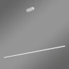 Moderne LED-Pendelleuchte Led Line 180 cm weiß mit Fernbedienung 3000K–6000K LEDesign