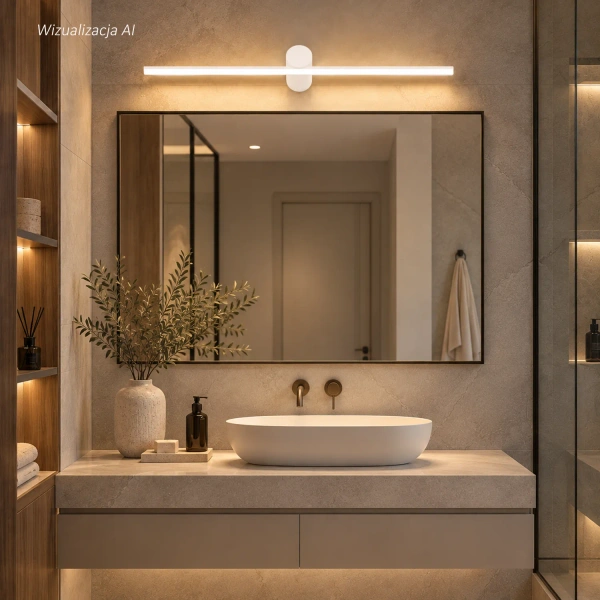 LED-Wandleuchte Line No.2 80 cm Weiß 4000K LEDesign