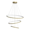 Moderne LED-Pendelleuchte Orbit No.3 80 cm Gold 4000K mit Tuya LEDesign