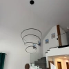 Moderne LED-Pendelleuchte Orbit No.4 120 cm Schwarz 4000K LEDesign