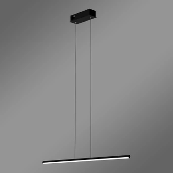 Moderne LED-Pendelleuchte Line 80 cm Schwarz 4000K LEDesign