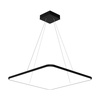 Pendelleuchte Led Quadrum No.1 60 cm Schwarz 3000K LEDesign