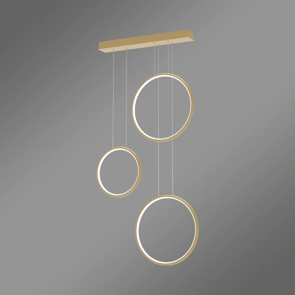 Moderne LED-Pendelleuchte Moon No.3 Gold  mit Fernbedienung 3000K–6000K LEDesign