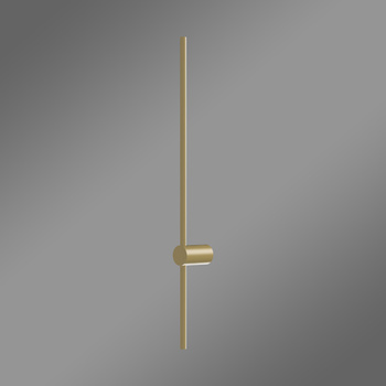 Moderne Led Line Wandleuchte 100 cm Gold mit 4000K neutraler Lichtfarbe LEDesign