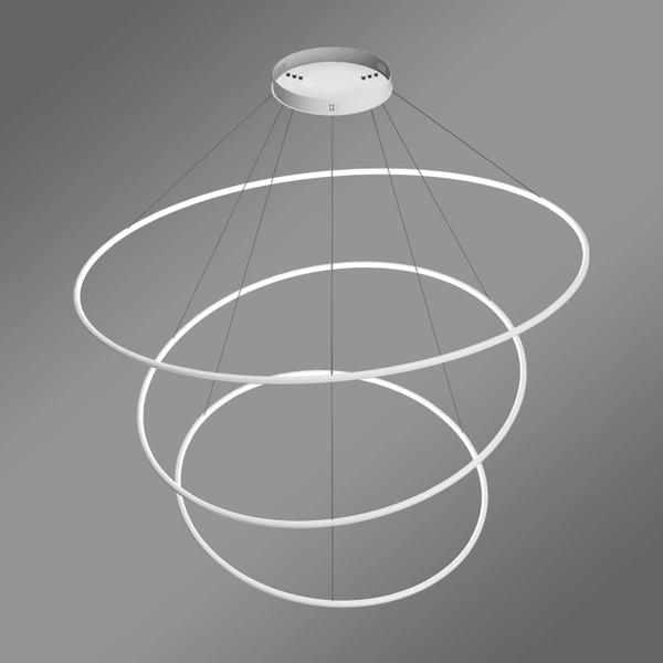 Moderne LED-Pendelleuchte Orbit No.3 150 cm Weiß 4000K LEDesign