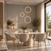 Moderne LED-Pendelleuchte Moon No.3 Gold 4000K mit Tuya App LEDesign