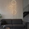 Moderne Led Moon Pendelleuchte Nein.3 schwarze 4000K LEDesign