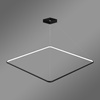 Pendelleuchte Led Quadrum No.1 120 cm Schwarz 4000K LEDesign