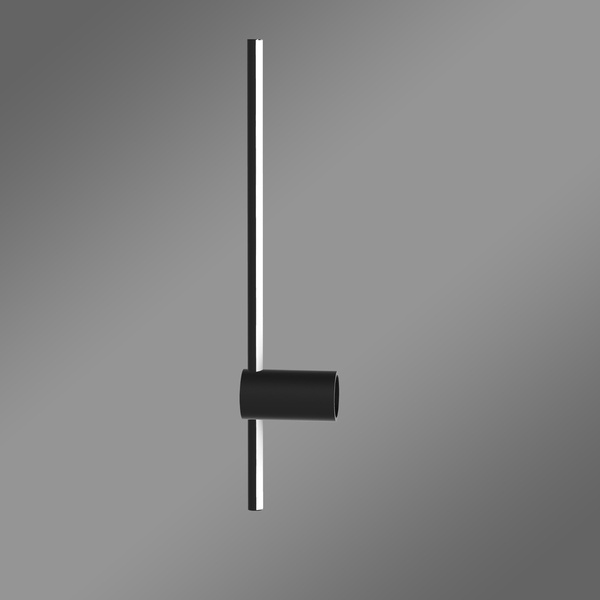 LED-Wandleuchte Line 60 cm Schwarz 3000K mit Fernbedienung LEDesign