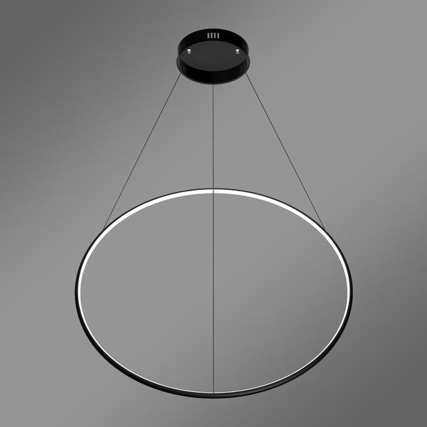 Moderne LED-Hängeleuchte Orbit No.1 100 cm Schwarz 3000K mit Fernbedienung LEDesign