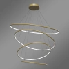 Moderne LED-Pendelleuchte Orbit No.4 120 cm Gold 3000K mit Tuya LEDesign