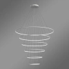 Moderne LED-Pendelleuchte Led Orbit No.6 150 cm Weiß 3000K mit Tuya LEDesign