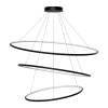 Moderne LED-Pendelleuchte Orbit No.3 Schwarz 120 cm 4000K mit Tuya LEDesign