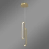 Moderne LED-Pendelleuchte Led Ellipse No.2 Gold 4000K LEDesign