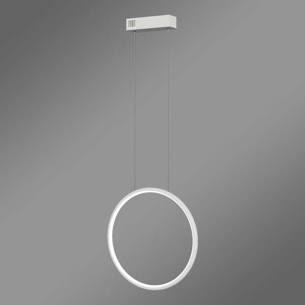 Moderne LED-Hängeleuchte Led Moon 40 cm Weiß, mit Fernbedienung, 3K | LEDesign