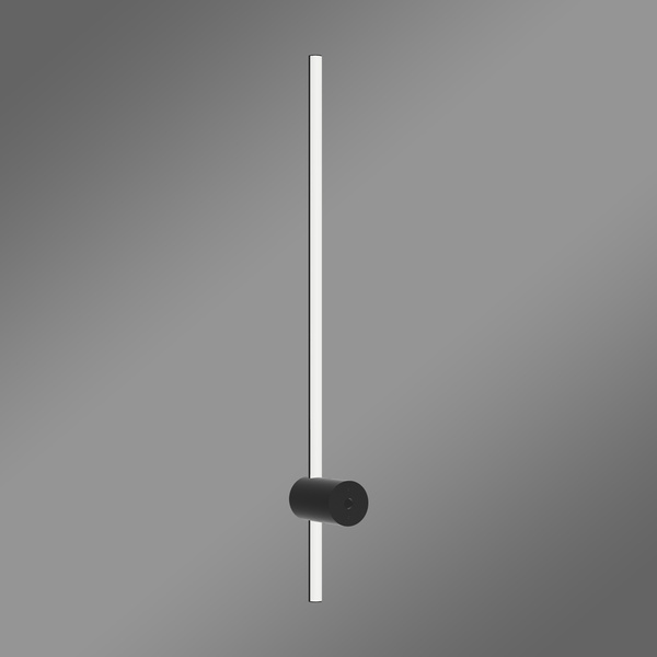 LED-Wandleuchte Line 80 cm Schwarz 3000K mit Fernbedienung LEDesign