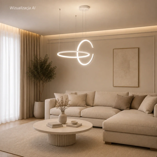 Moderne Led-Pendelleuchte Celestial No.2 weiß 4000K LEDesign