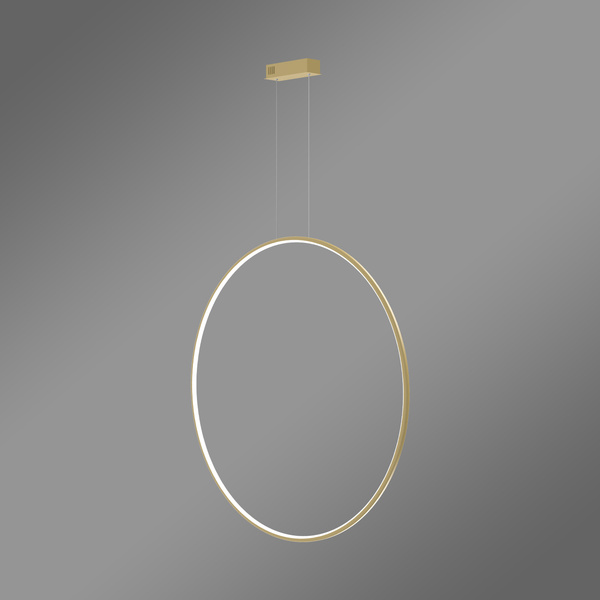Moderne Pendelleuchte LED Moon 100 cm in Gold, neutrales Licht 4000K | LEDesign