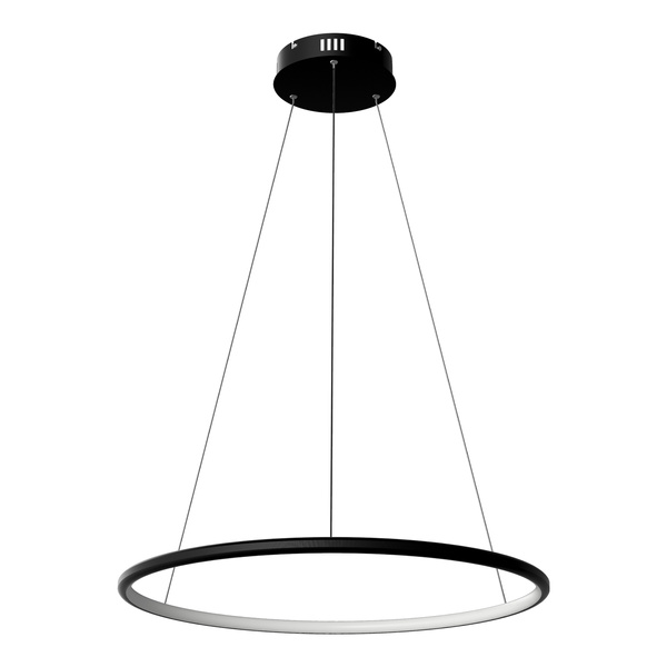 Moderne LED-Hängeleuchte Orbit No.1 60 cm Schwarz Smart 4000K LEDesign