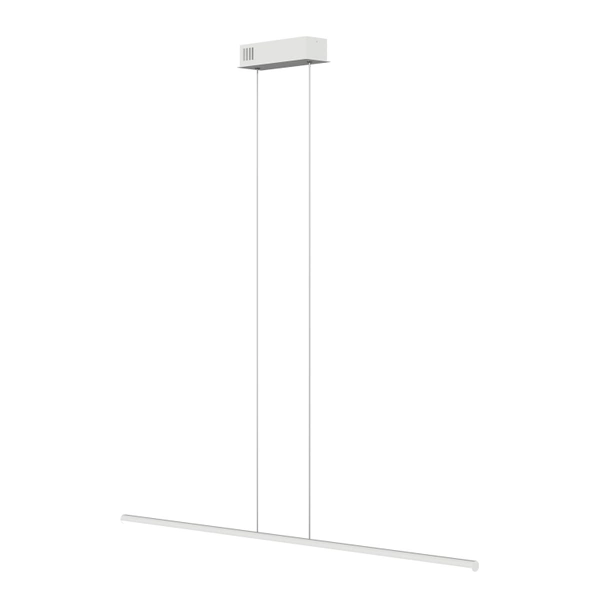 Moderne LED LINE Pendelleuchte 100 cm weiß - variable Farbe, Fernbedienung