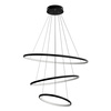 Moderne LED-Pendelleuchte Orbit No.3 80 cm Schwarz 3000K LEDesign