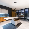 Moderne LED-Pendelleuchte Geometrik 40 cm Schwarz 4000K dimmbar LEDesign