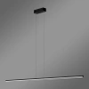 Moderne LED-Pendelleuchte Line 150 cm Schwarz 3000K LEDesign