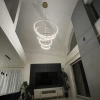 Moderne LED Pendelleuchte Orbit No.5 150 cm gold 3000K mit Tuya LEDesign