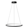 Moderne LED-Hängeleuchte Orbit No.1 60 cm Schwarz 3000K mit Fernbedienung LEDesign