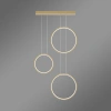 Moderne LED-Pendelleuchte Moon No.3 Gold 3000K mit Tuya App LEDesign