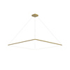 Pendelleuchte Led Quadrum No.1 120 cm Gold 4000K LEDesign