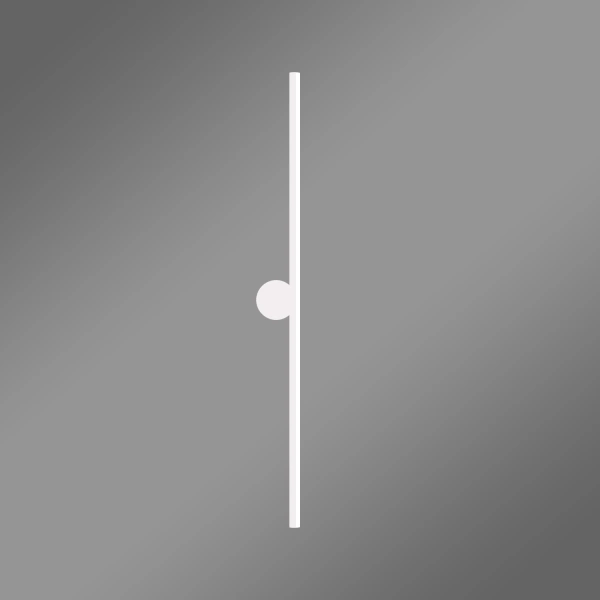 LED-Wandleuchte Line No.2 80 cm Weiß 4000K LEDesign