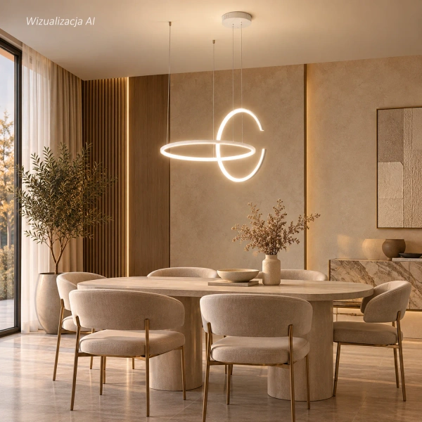 Moderne Led-Pendelleuchte Celestial No.2 weiß 4000K LEDesign